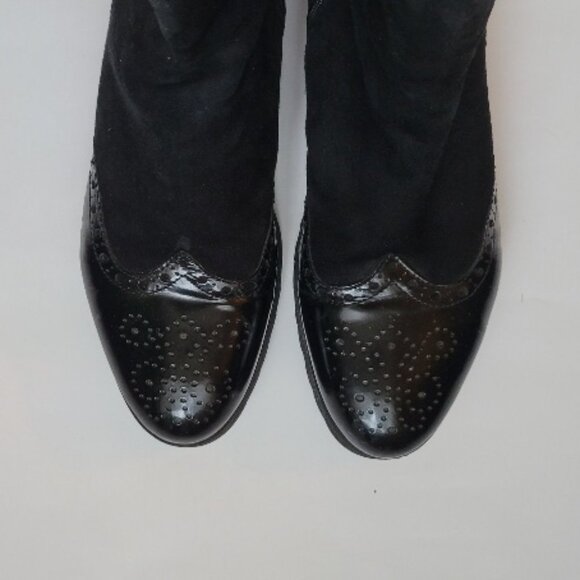 LUCA GROSSI WOMEN SUEDE BOOTIES SIZE 38 1/2 USED - Picture 4 of 14